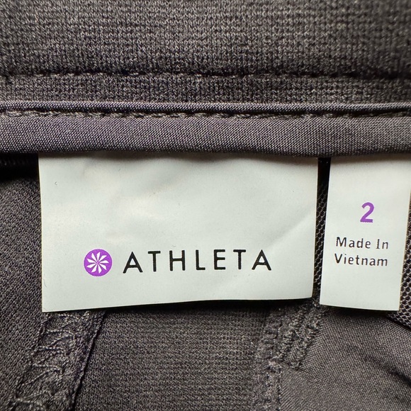 Athleta Black Ponte Moto 2.0 Pant Size 2 - Picture 6 of 7